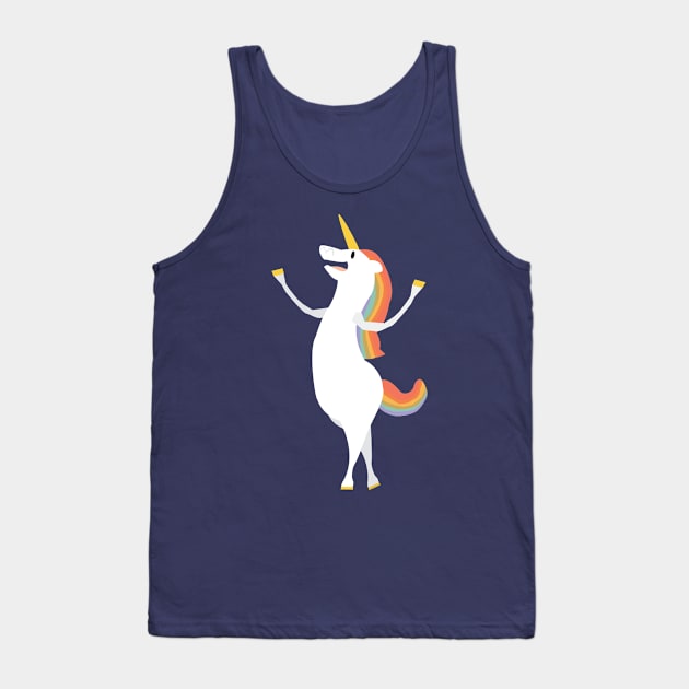 Rainbow Unicorn Tank Top by joshcooper